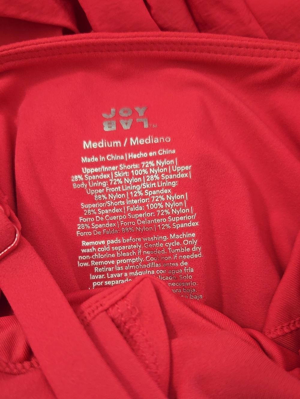 NWT JoyLab Pink Bubble Active Dress - Picture 7 of 7